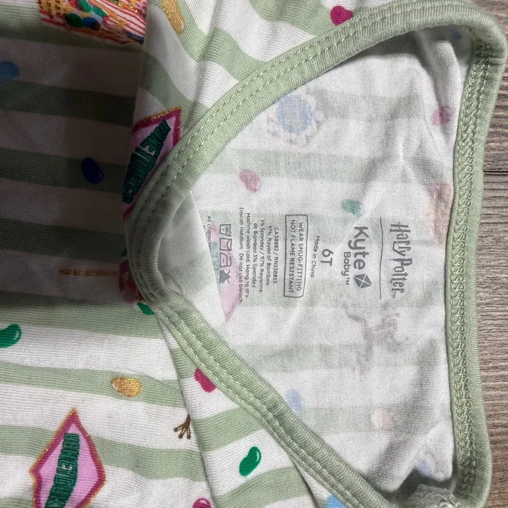 Kyte Baby Harry Potter Top Green Striped Honeydukes Whimsical